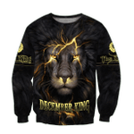 December Lion 3D All Over Printed Shirts Pi21012112 - Amaze Style™-Apparel