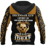 December Guy Skull 3D All Over Printed Shirts For Men and Women - Amaze Style™-Apparel