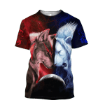 Wolf and Lion 3D All Over Printed Shirts For Men and Women - Amaze Style™