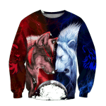 Wolf and Lion 3D All Over Printed Shirts For Men and Women - Amaze Style™