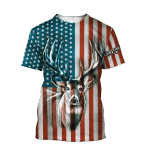 US Deer Persionalized Name 3D All Over Printed Shirts MH21052101 - Amaze Style™