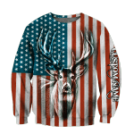US Deer Persionalized Name 3D All Over Printed Shirts MH21052101 - Amaze Style™