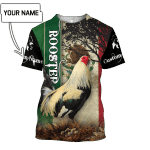 Personalized Name Rooster Mexico 3D All Over Printed Hoodie - Amaze Style™