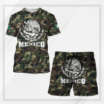 Mexico Combo T-shirt and Short 3D All Over Printed  no1 - Amaze Style™