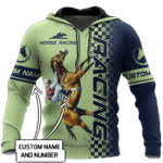 Personalized Name Horse Racing 3D All Over Printed Unisex Hoodie - Amaze Style™