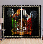 Rooster Mexico 3D Over Printed Window Curtain Set - Amaze Style™