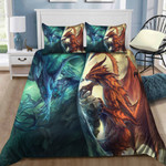Couple dragon 3D All Over Printed Bedding Set - Amaze Style™-Bedding Set
