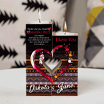 Native American Symbols Of Love The Day I Met You Native Tribal Pattern Customized Couple Candel Holder - AM Style Design