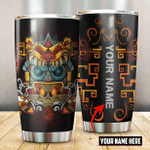 Aztec Fifth Sun Customized 3D All Over Printed Tumbler - AM Style Design