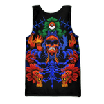 Aztec Dios De La Muerte Collage Mural Art Customized 3D All Over Printed Shirt - 
