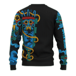 Aztec Tribal Tlaloc Macuahuitl Customized 3D All Over Printed Shirt - 