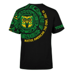 Native American Zodiac Signs Haida Owl Pacific Northwest Art Green Color Customized 3D All Over Printed Shirt - 
