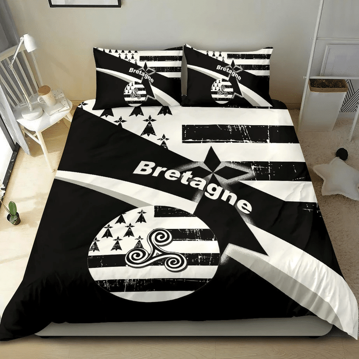 Premium 3D Printed Bretagne Bedding Set MEI - Amaze Style™