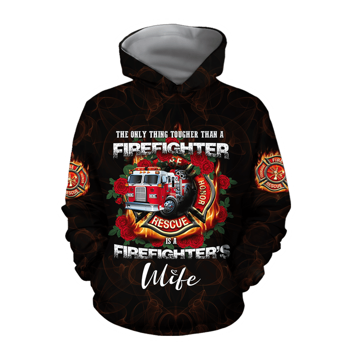 All Over Printed Firefighter's Wife Hoodie DA14092020-MEI - Amaze Style™-Apparel