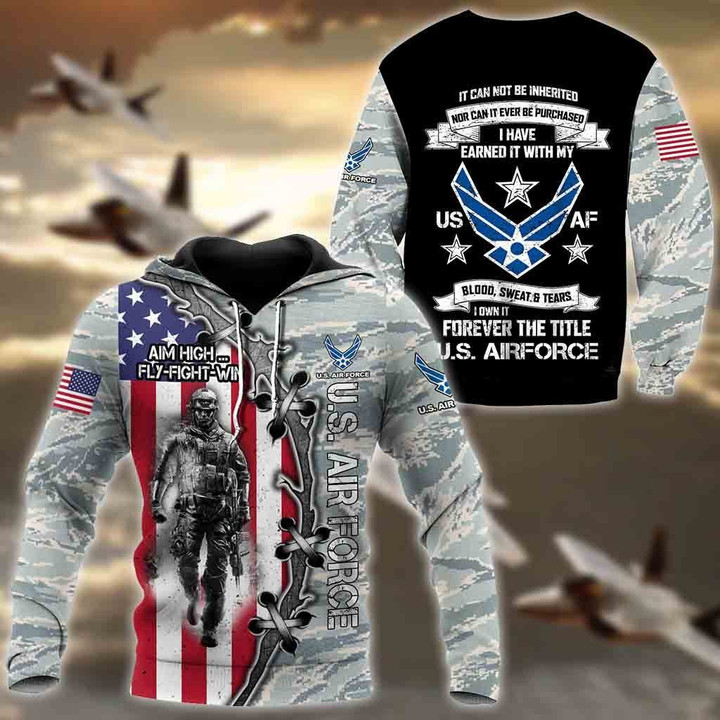 All Over Printed U.S Air Force Hoodie Pi29082001-MEI - Amaze Style™-Apparel