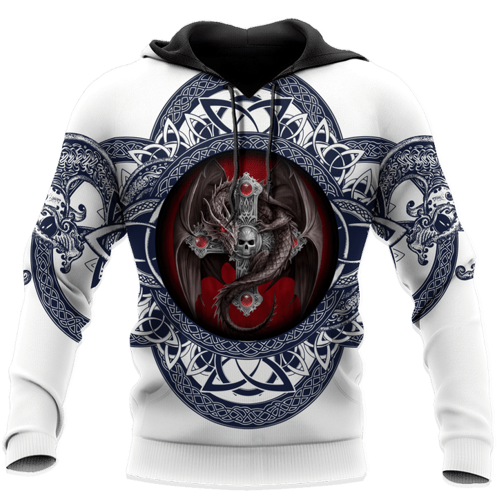 Premium All Over Printed Skull Dragon Shirts MEI - Amaze Style™-Apparel