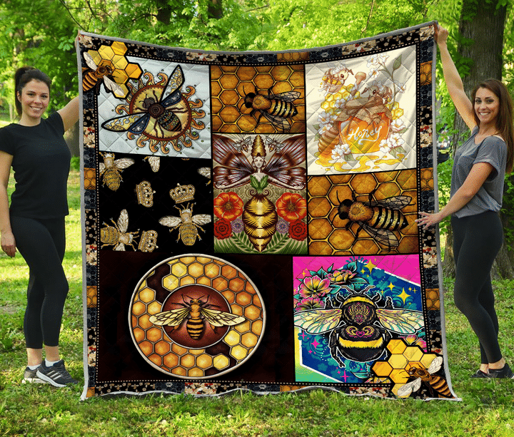 Beautiful Bee The Queen Quilt-MEI - Amaze Style™-Quilt