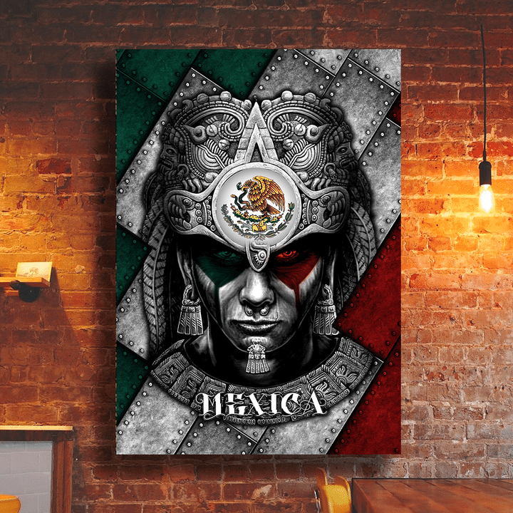 Mexico Aztec Poster Vertical 3D Printed - Amaze Style™