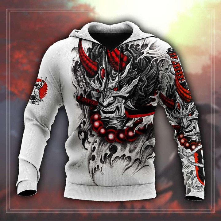 Japan Mask Tattoo 3D All Over Printed Unisex Shirt - Amaze Style™
