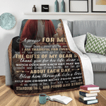 Jesus Prayer for My Son Sherpa Blanket - Amaze Style™-blanket