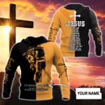 Premium Christian Jesus Bow to None v4 Personalized Name 3D All Over Printed For Men Shirts - Amaze Style™-Apparel