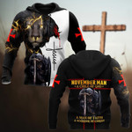 November Man A Child Of God A Man Of Faith A Warrior Of Christ 3D All Over Printed Shirts For Men and Women TA09202001S11 - Amaze Style™-Apparel