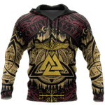 Valknut Viking All Over - Amaze Style™-ALL OVER PRINT HOODIES