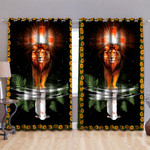 My God - Jesus Blackout Thermal Grommet Window Curtains TA041402S4 - Amaze Style™-Curtains