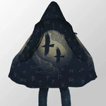 Viking Hooded Cloak, Odin's Eye Ravens Runes NHT040401 - Amaze Style™-ALL OVER PRINT CLOAKS (W)