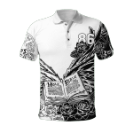 Jesus Holy Bible Tattoo Customized 3D Print Polo Shirt- AM Style Design