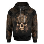 Skull, Aztec Maya Customized 3D All Over Printed Shirts - AM Style Design™ - Amaze Style™