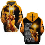 God Jesus Is My Everything 3D All Over Printed Shirts For Men and Women TA040207 - Amaze Style™-Apparel