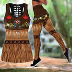 AM Style Native American 3D All Over Printed Combo Tanktop Legging - Full Size - Canada Day - Amaze Style™