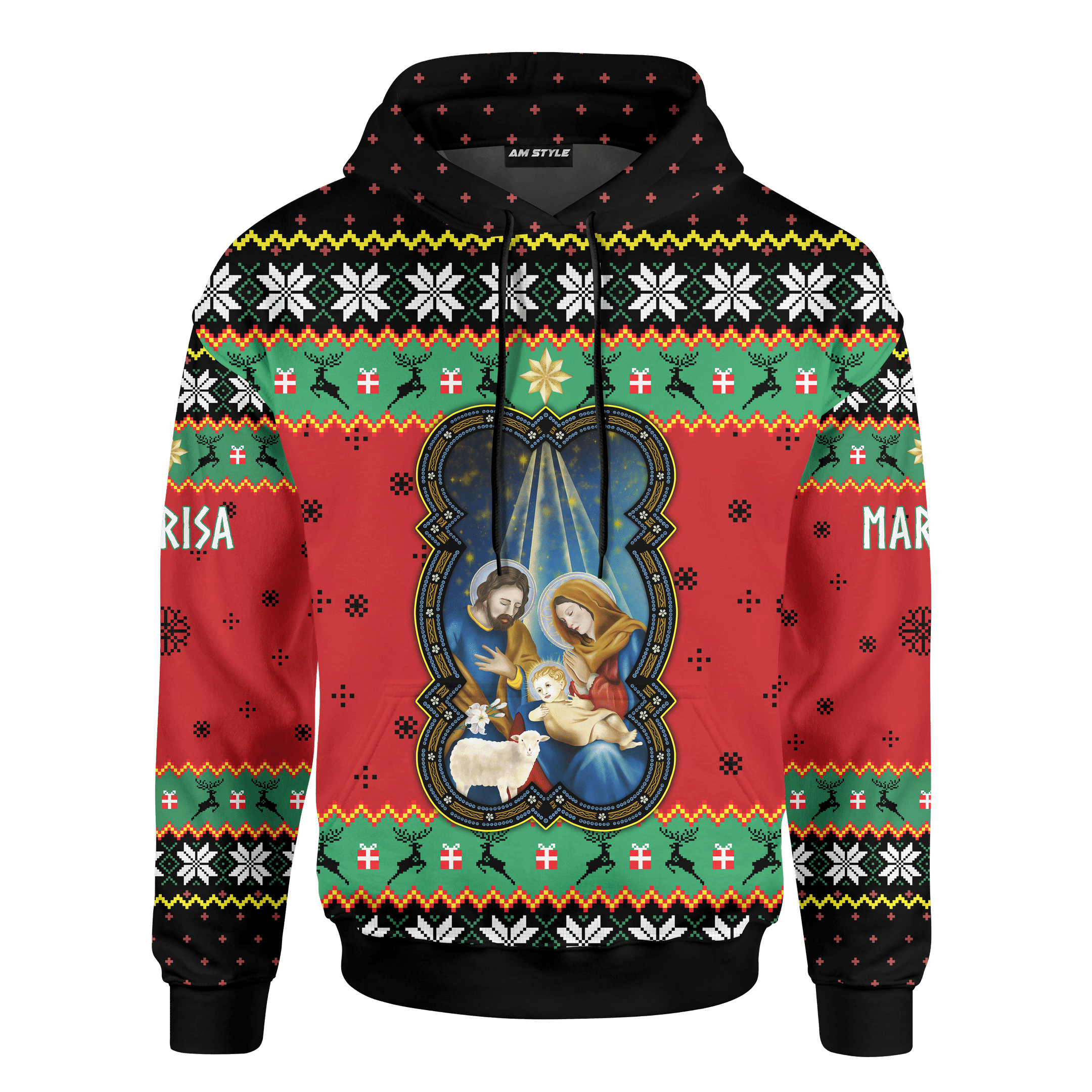 Jesus Is The Reason For The Season Jesus Christmas Customized 3D All Over Printed Sweater - AM Style Design