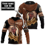 The Native Warrior Native American Customized All Overprinted Shirts - AM Style Design