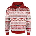Viking Runes And Symbols Red Colour -  Viking Christmas Shirt - AM Style Design