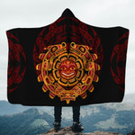 The Sea Serpent Northwest Pacific Native American Hooded Blanket - AM Style Design