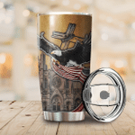 Eagle American Flag 3D All Over Printed Tumbler - AM Style Design