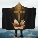 The Holy Bible Book Jesus Hooded Blanket - AM Style Design