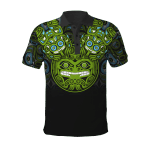 Am Style Wealthy Frog 2D Print Unisex Fashion Polo Shirt - Full size - Amaze Style™