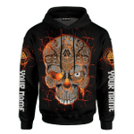 Lava Skull Viking - Viking Customized 3D All Overprinted Shirts - Halloween - AM Style Design™ - Amaze Style™