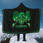 Cthulhu Art Maya Aztec Customized 3D All Over Printed Hooded Blanket - AM Style Design