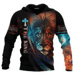 The King Jesus Lion Customized 3D All Over Printed Shirt - AM Style Design