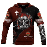 Jesus Firefighter Faith Over Fear Customized 3D All Over Printed Shirt - AM Style Design