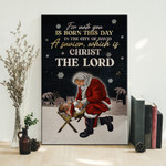 Santa And Jesus Every Knee Shall Bow 3D All Over Printed Canvas - AM Style Design