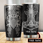 Odin Tattoo Style - Customized 3D All Over Printed Tumbler - AM Style Design