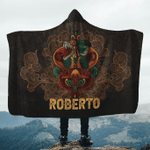 Quetzalcoatl Fire Serpent Maya Aztec Customized 3D All Over Printed Hooded Blanket - AM Style Design