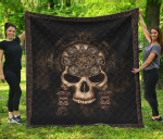Skull, Aztec Maya Customized All Over Printed Quilt - AM Style Design