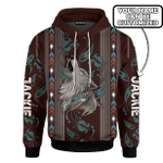 Native Wolf Tattoo Native American Pattern Customized 3D All Over Printed Shirt - Am Style Design