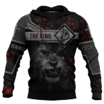 The King Jesus Lion Burning Rose Armour Customized 3D All Over Printed Shirt - AM Style Design
